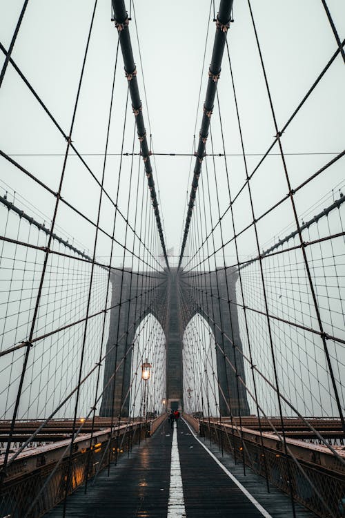 Free Brooklyn Bridge, Manhattan, New York Stock Photo