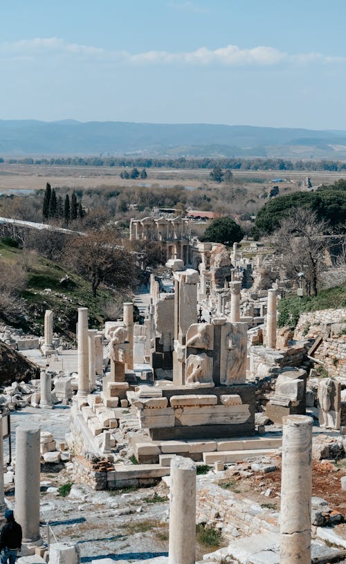 Free The Ruins of Ephesus in Secuk, Izmir Province, Turkey Stock Photo