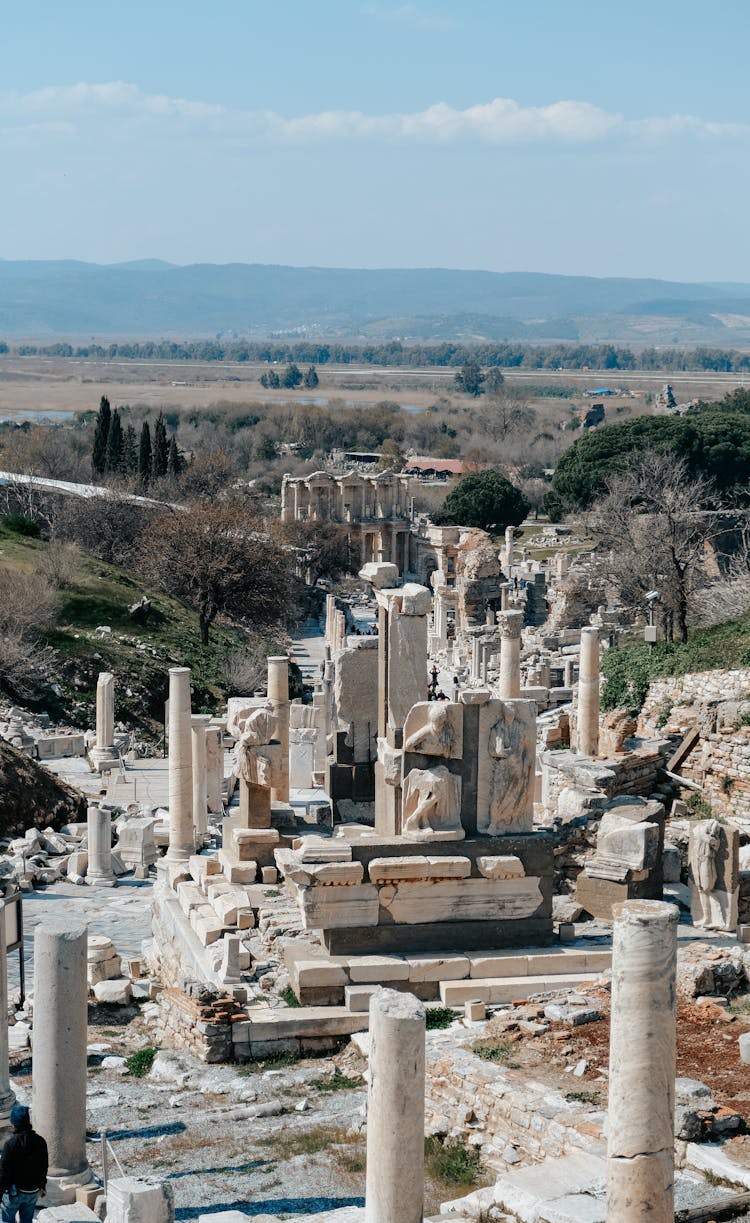 The Ruins Of Ephesus In Secuk, Izmir Province, Turkey