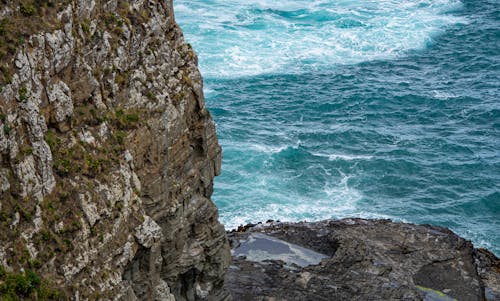 Бесплатное стоковое фото с берег, высокий угол обзора, море