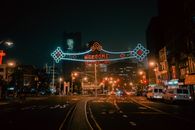 City Street With Cars during Night Time
