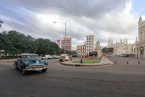 Vintage Chevrolet on the Streets of Havana, Cuba 