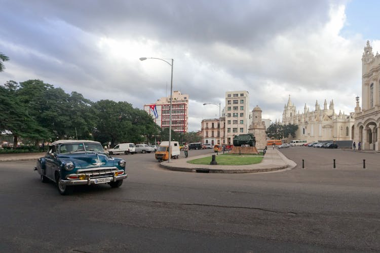 Vintage Chevrolet On The Streets Of Havana, Cuba 