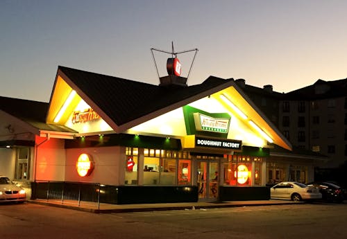 Free stock photo of donuts, krispy kreme