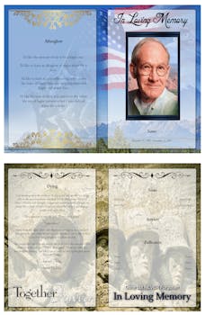 free stock photo of infant trifold funeral program trifold funeral