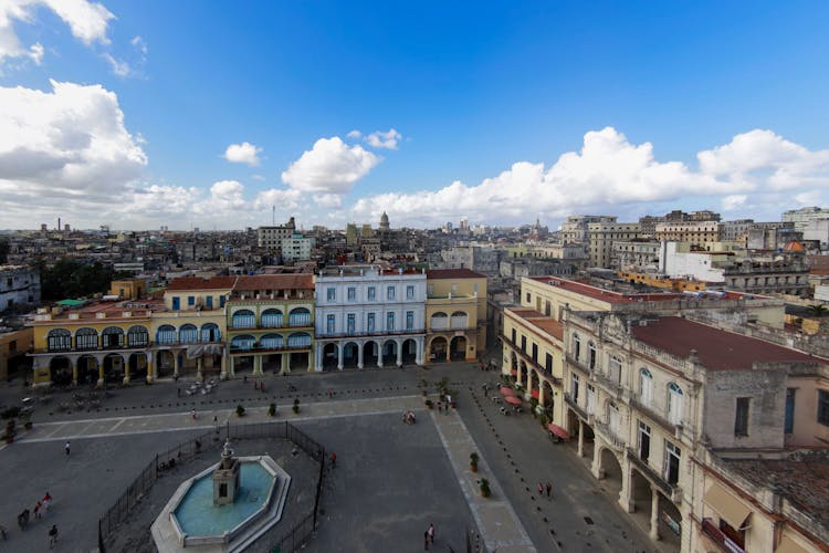 Old Market Square In Town