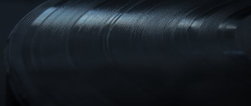 vinyl record close up