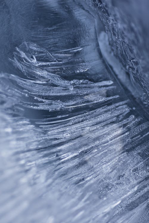 Closeup of an Ice Texture