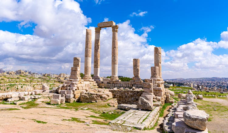 Amman Citadel In Jordan