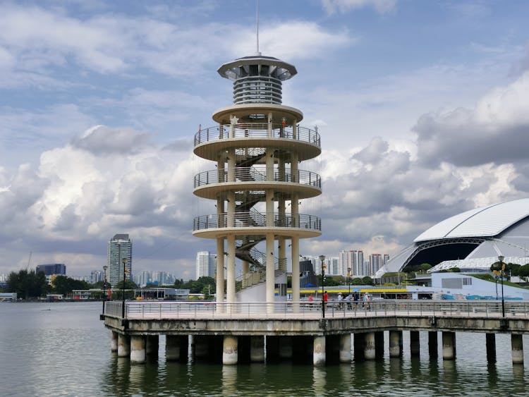 Tanjong Rhu Pier And Lookout Tower