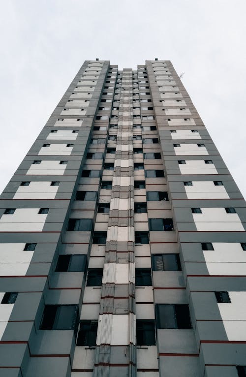 Low-Angle Shot of Concrete Building