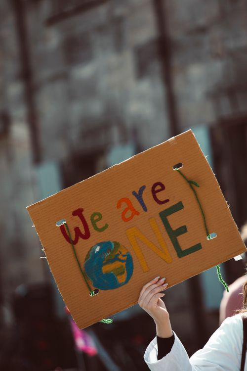 Card Paper Nation Message Hand Holding a Cardboard with Message · Free Stock Photo