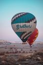 Hot Air Balloon on Mid Air
