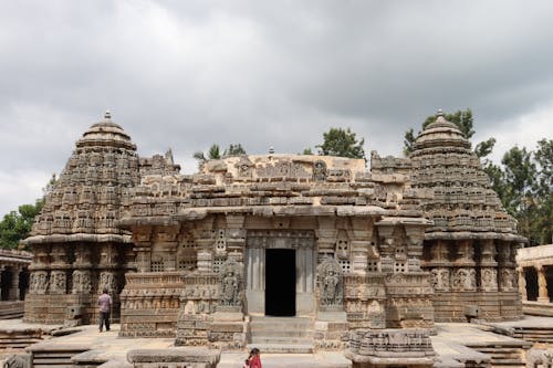 Free temple of somnathpura Stock Photo