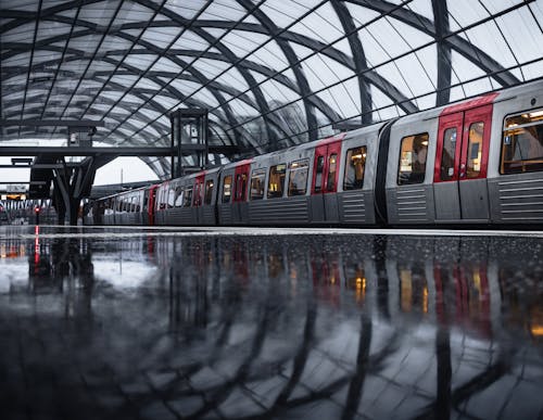 Foto d'estoc gratuïta de Alemanya, andana, andana de tren