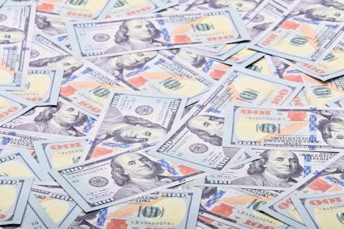 Close-Up Photo of Dollar Bills