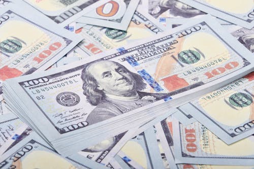 amerikan doları, banknotlar, finans içeren Ücretsiz stok fotoğraf