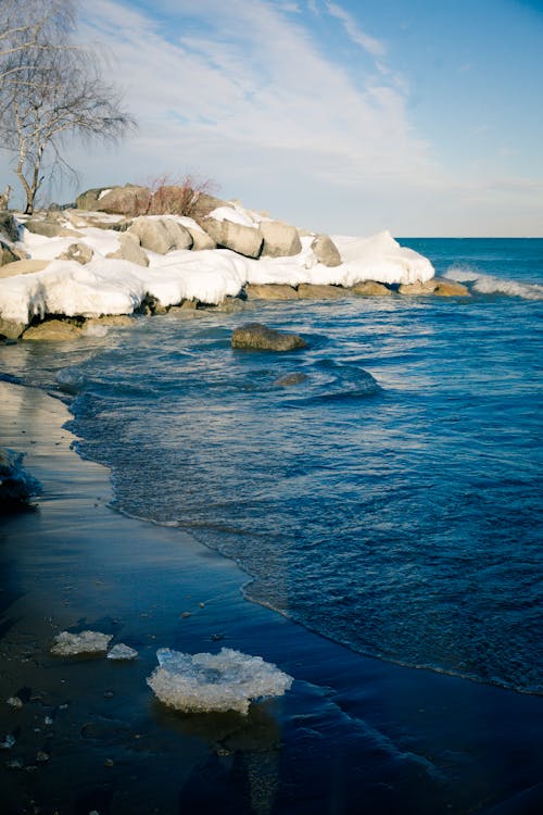 ฟรี คลังภาพถ่ายฟรี ของ การแช่แข็ง, ชายทะเล, ชายหาด คลังภาพถ่าย
