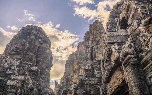 Darmowe zdjęcie z galerii z angkor wat, atrakcja turystyczna, bayon