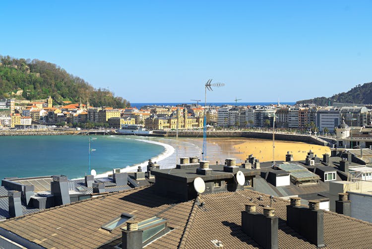 House Roof And A Bay Waterfront