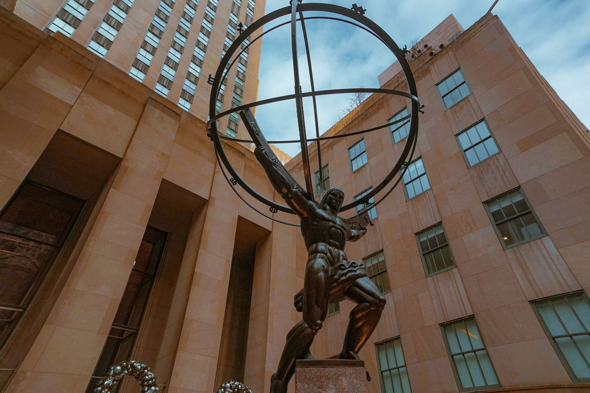 Atlas is a bronze statue in Rockefeller Center