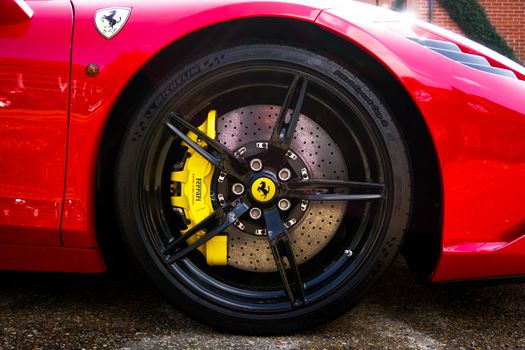 Photo of a Ferrari Tire