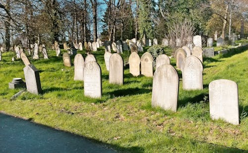 Free stock photo of burial ground, cemetery, grave stones