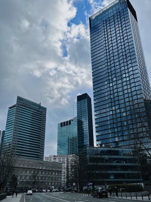 Free High Rise Buildings Under White Clouds Stock Photo