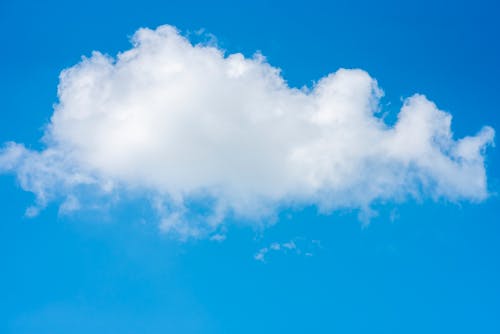 Free White Clouds and Blue Sky Stock Photo