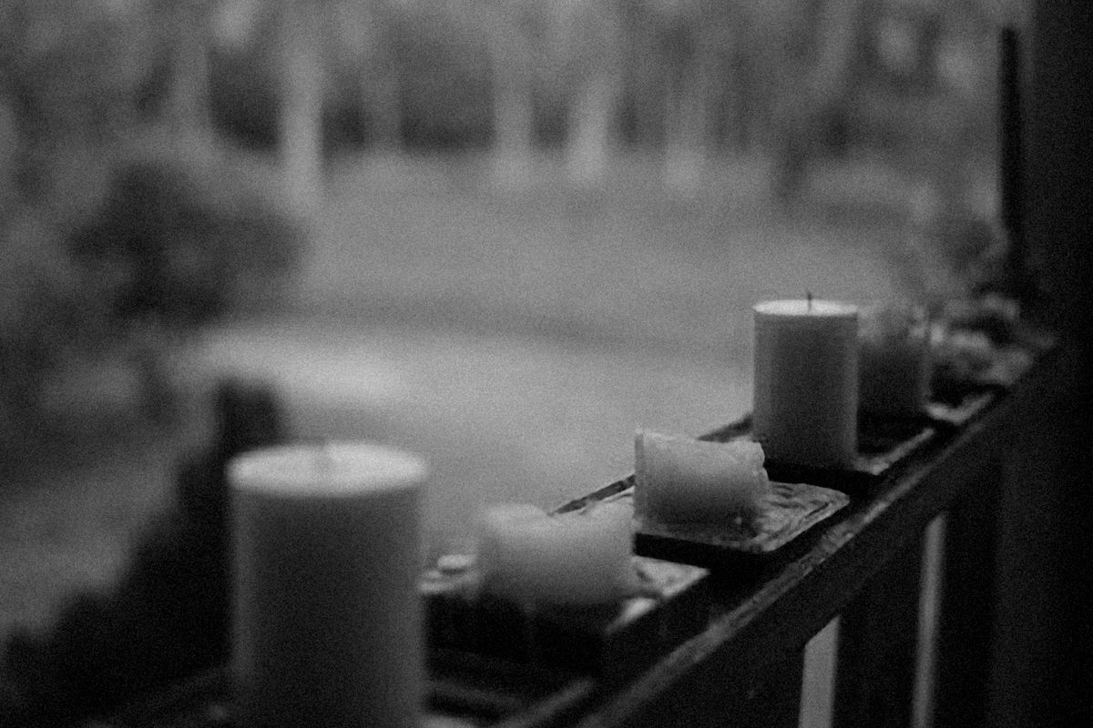 Velas de soja aromáticas para meditación