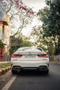 White Bmw Car on Road