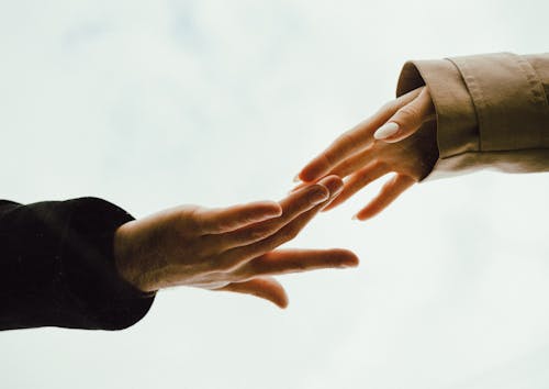 Free Couple Holding Hands Stock Photo