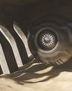Black and White Spiral Stairs
