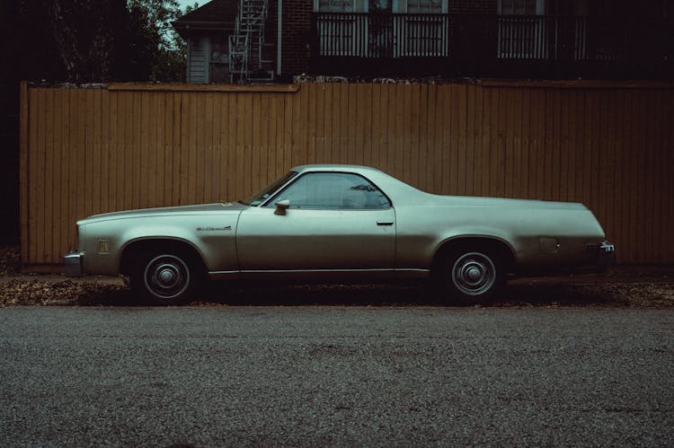 Chevrolet El Camino Parked On The Road