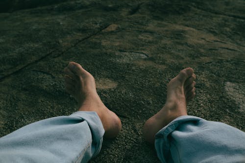 Close-Up of a Person's Feet