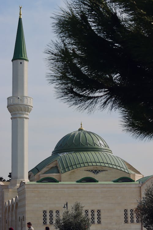Dome of a Mosque and a Minaret 
