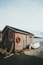 Fishing Shed on Shore