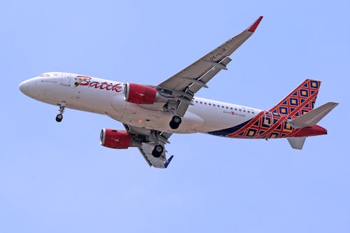 Batik Air Aircraft Flying in the Sky