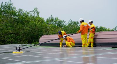 Limpeza de painéis solares na Madeira