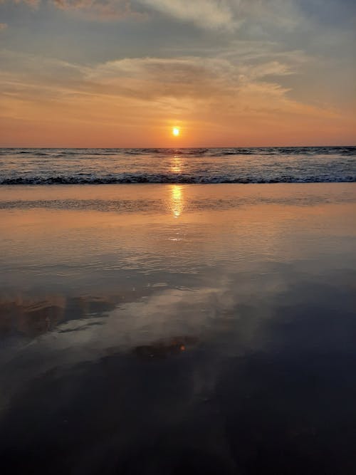 Reflection of the Sun on Water Surface