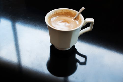 Free stock photo of coffee, cup of coffee, milk
