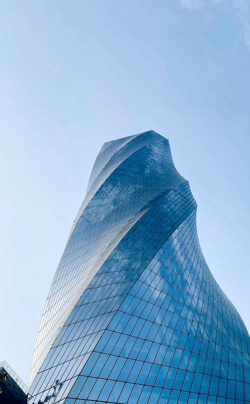 Free Spiral Glass Building Stock Photo