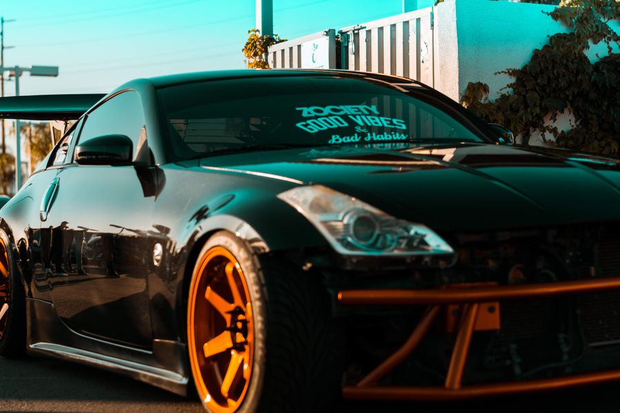 Nissan 350Z — Deep Green Color Change Wrap