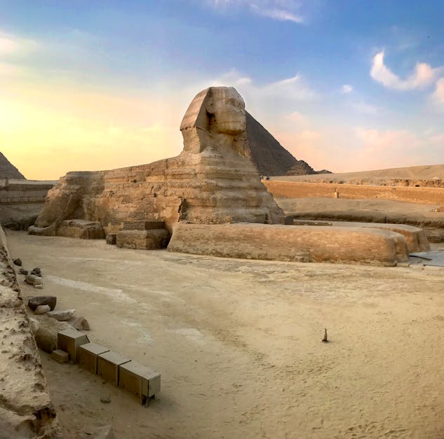 エジプト ギザの大スフィンクス スフィンクスの無料の写真素材