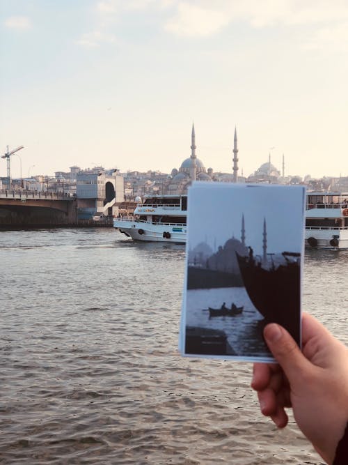 Foto stok gratis foto, grayscale, Istanbul