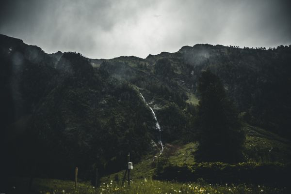 Mittersill Waterfall Austria jigsaw puzzle