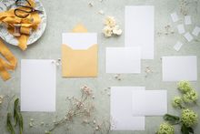 Handmade greeting card and envelope — photo by Micheile Henderson on Pexels
