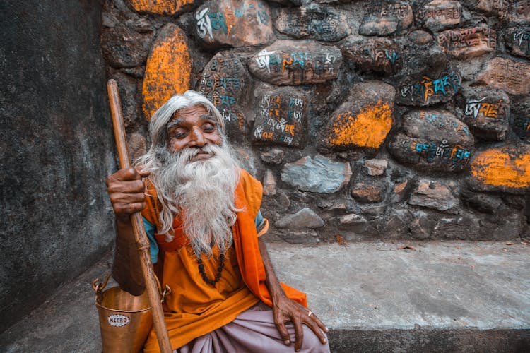 Portrait Of Bearded Monk