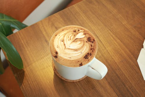 Coffee in Mug on Table