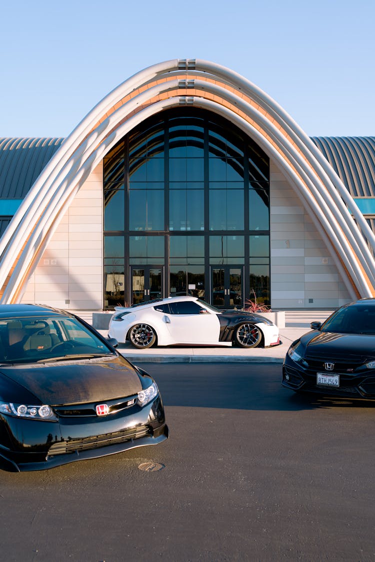 Cars Parked Outside The Tustin Legacy Academy School